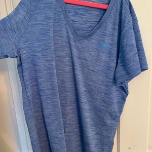 under armor v neck workout top
